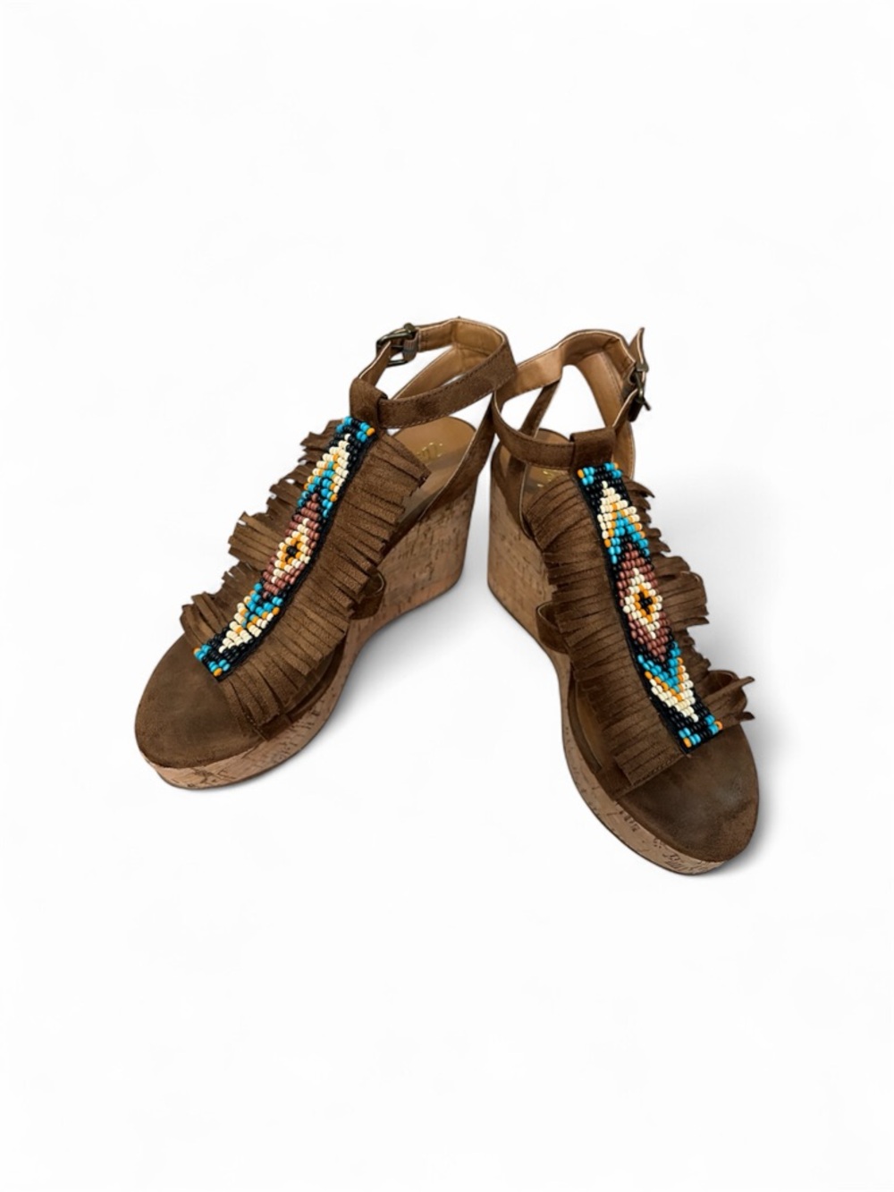 Ariat Unbridled Lolita Wedge Sandals Shoes Size 7.5